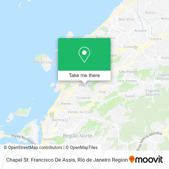 Chapel St. Francisco De Assis map