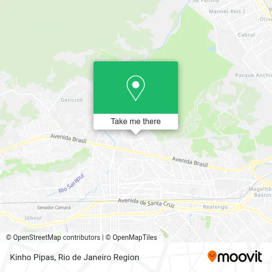 Kinho Pipas map