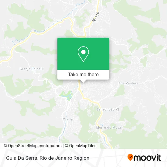 Gula Da Serra map