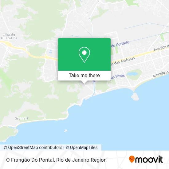 O Frangão Do Pontal map