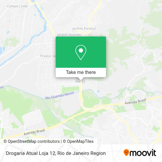 Drogaria Atual Loja 12 map