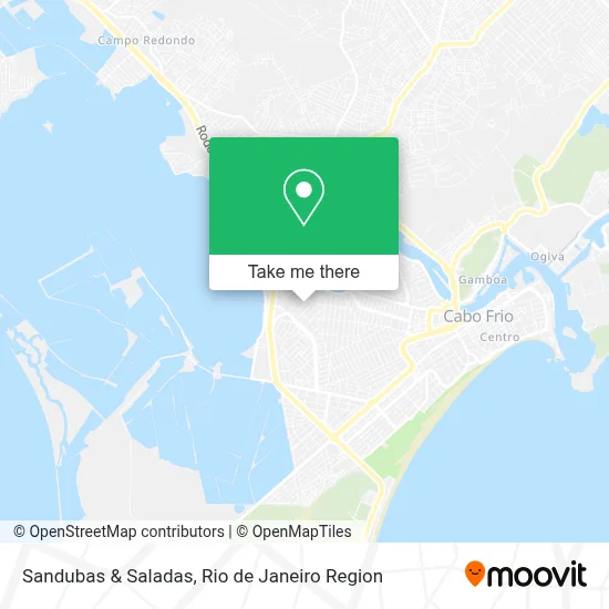 Sandubas & Saladas map