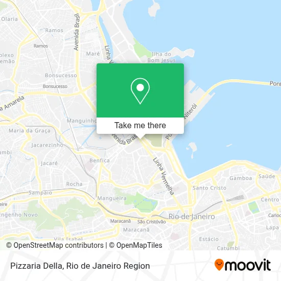 Pizzaria Della map