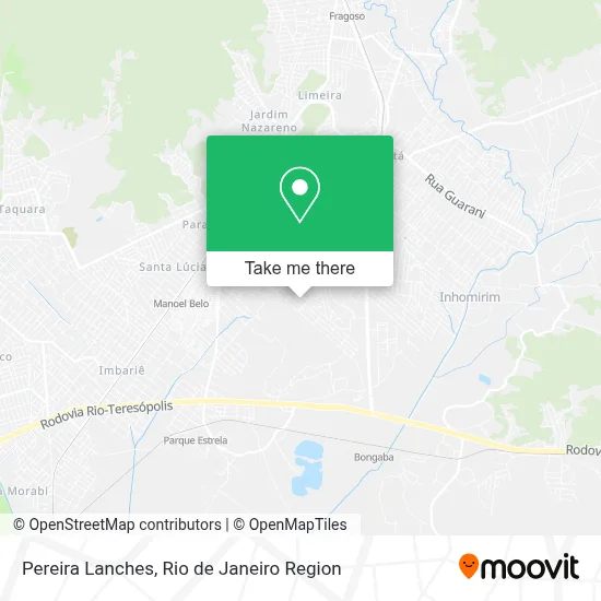 Pereira Lanches map
