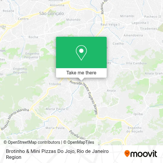 Brotinho & Mini Pizzas Do Jojo map