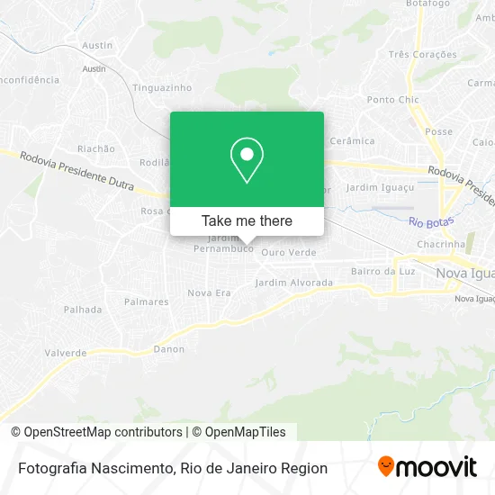Fotografia Nascimento map