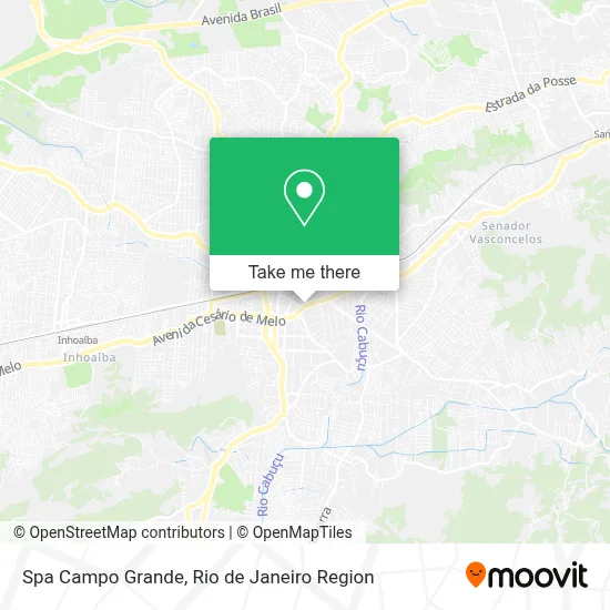 Spa Campo Grande map