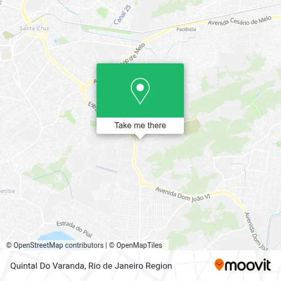Quintal Do Varanda map