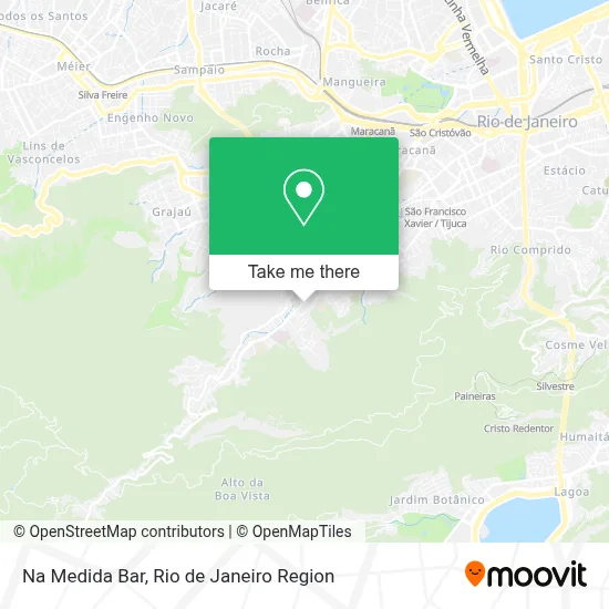 Na Medida Bar map