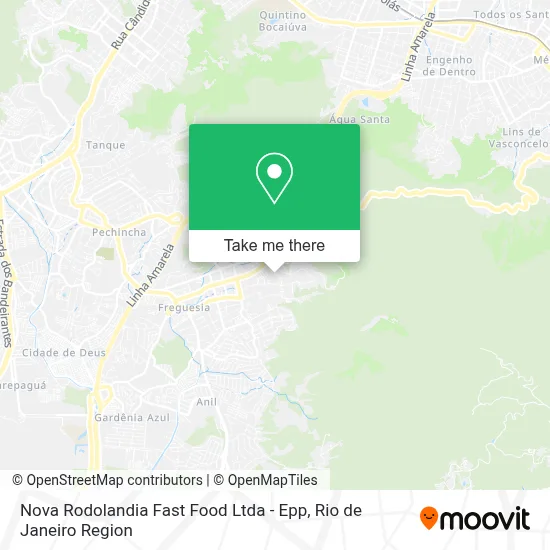Nova Rodolandia Fast Food Ltda - Epp map