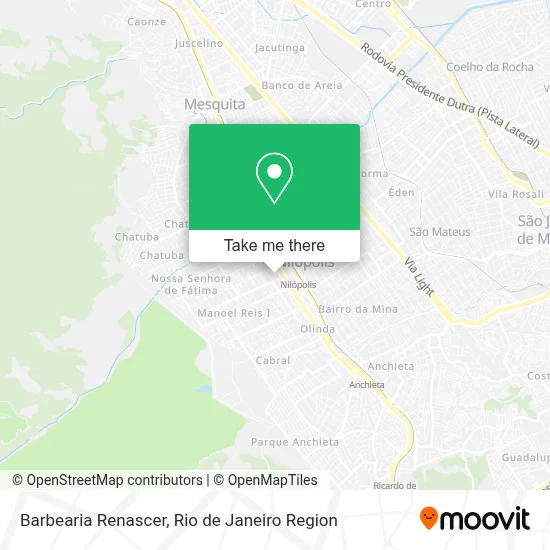 Barbearia Renascer map