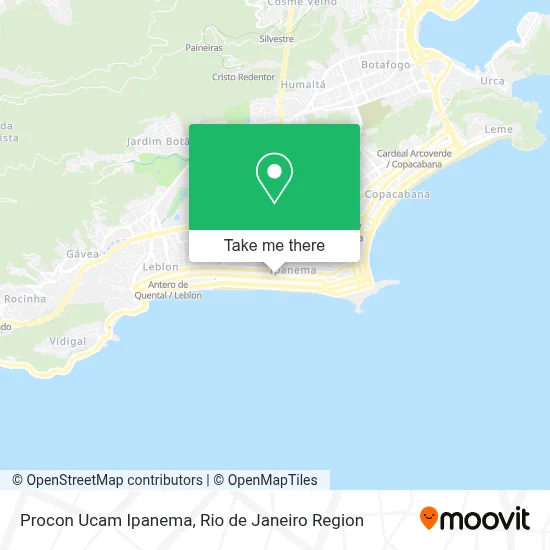 Procon Ucam Ipanema map