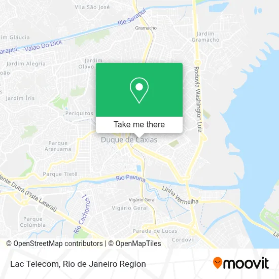 Lac Telecom map