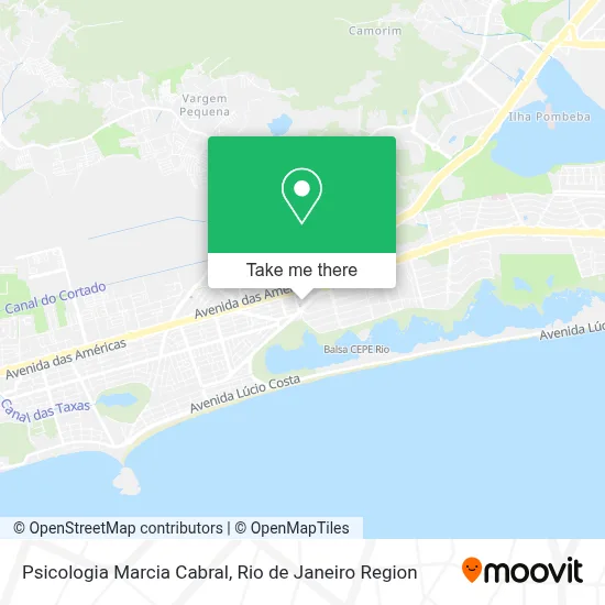 Psicologia Marcia Cabral map
