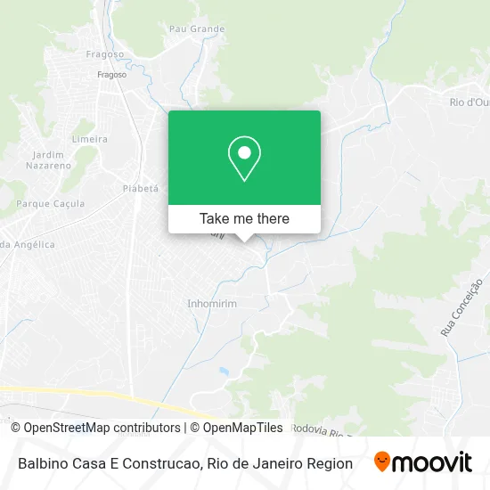 Balbino Casa E Construcao map