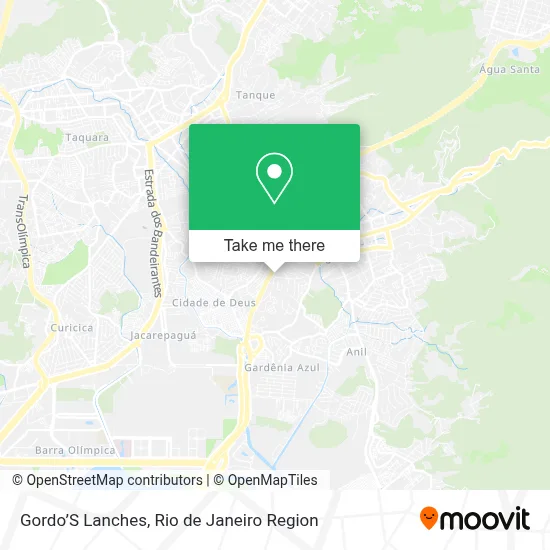Gordo’S Lanches map