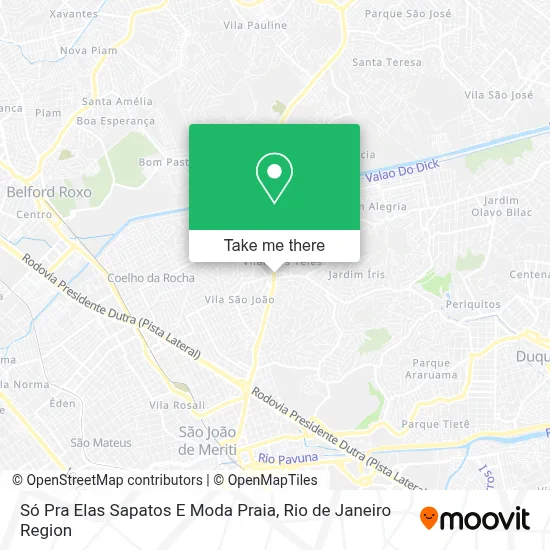 Só Pra Elas Sapatos E Moda Praia map