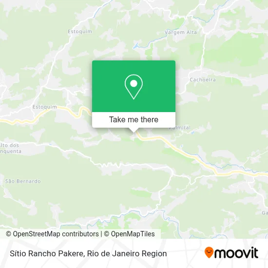 Sítio Rancho Pakere map