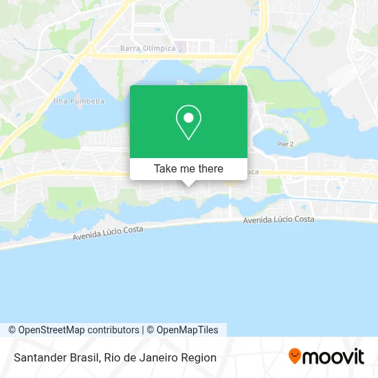 Santander Brasil map