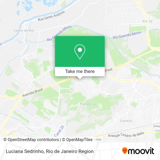 Luciana Sedrinho map