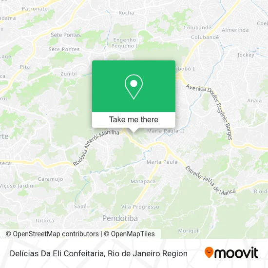 Delícias Da Eli Confeitaria map