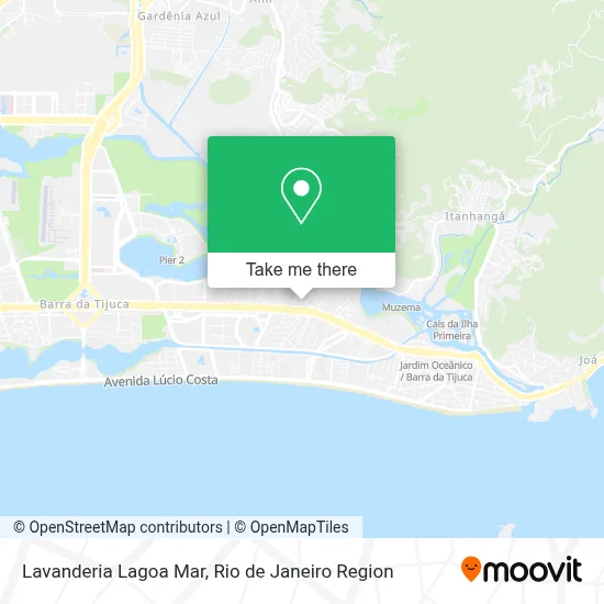 Lavanderia Lagoa Mar map