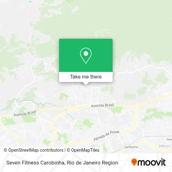 Seven Fitness Carobinha map