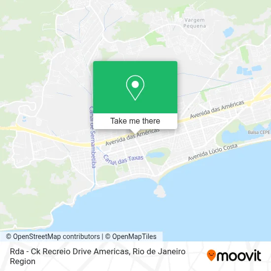 Rda - Ck Recreio Drive Americas map