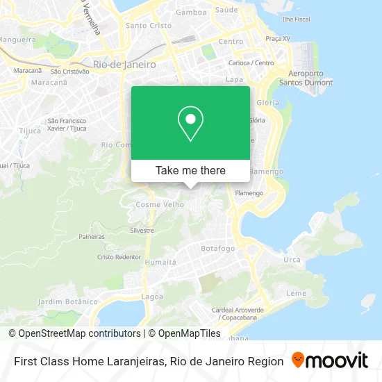 First Class Home Laranjeiras map