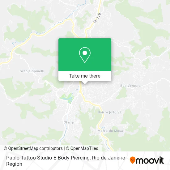 Pablo Tattoo Studio E Body Piercing map