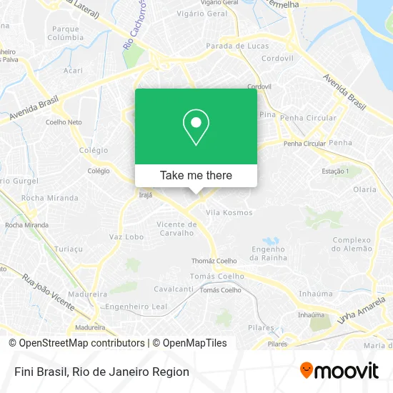 Fini Brasil map