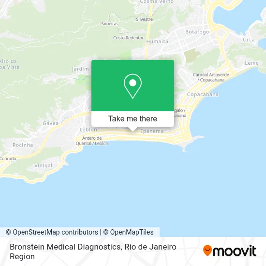 Bronstein Medical Diagnostics map
