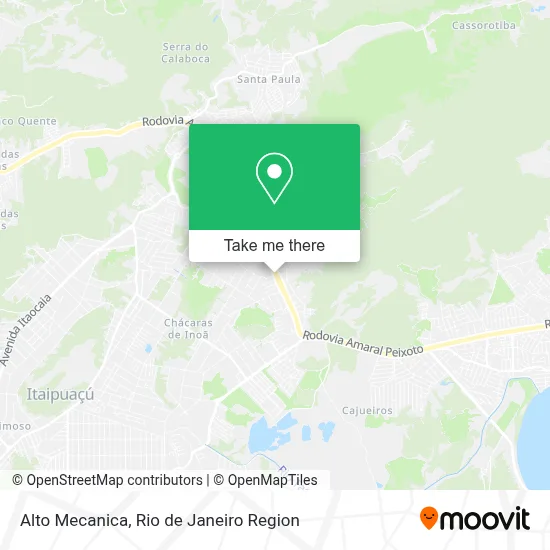 Alto Mecanica map