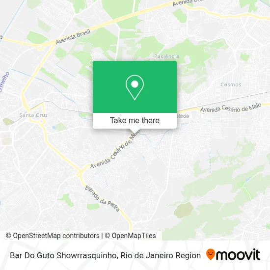 Bar Do Guto Showrrasquinho map