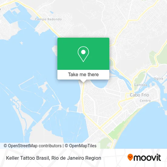 Keller Tattoo Brasil map