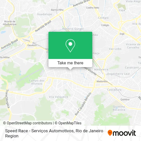 Speed Race - Serviços Automotivos map