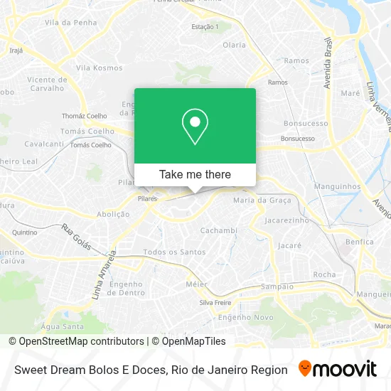 Sweet Dream Bolos E Doces map