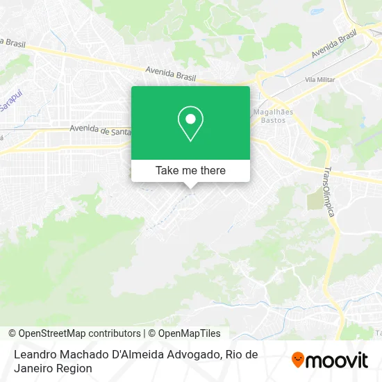 Leandro Machado D'Almeida Advogado map