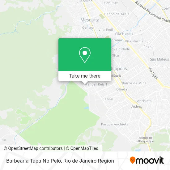 Barbearia Tapa No Pelo map