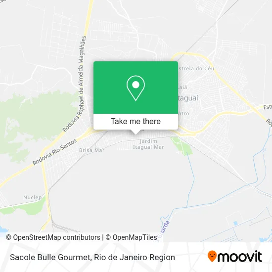 Sacole Bulle Gourmet map