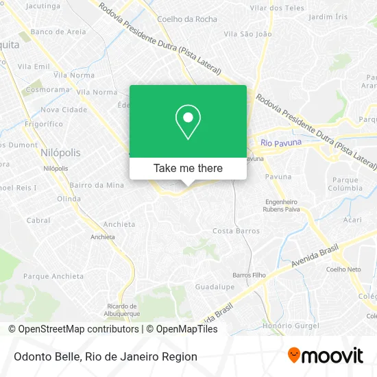 Odonto Belle map