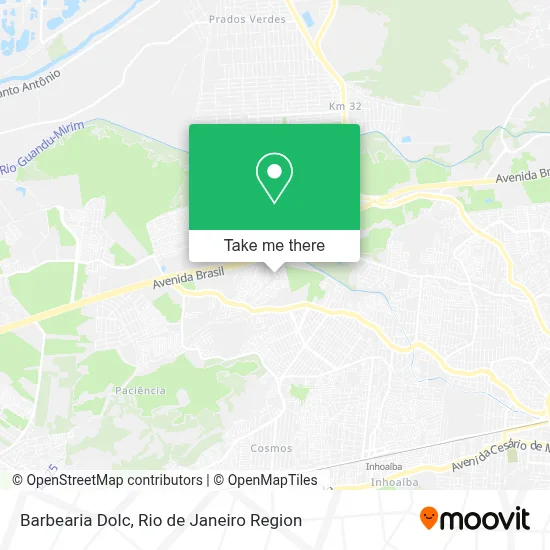 Barbearia Dolc map