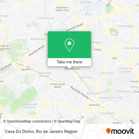 Casa Do Divino map