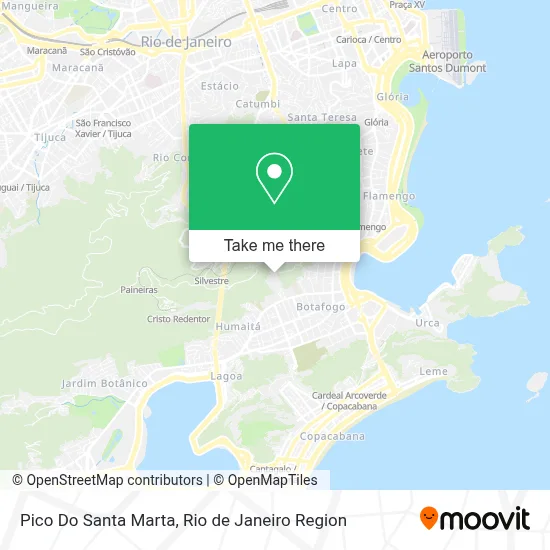 Pico Do Santa Marta map