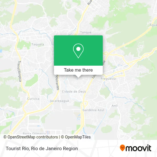 Tourist Rio map