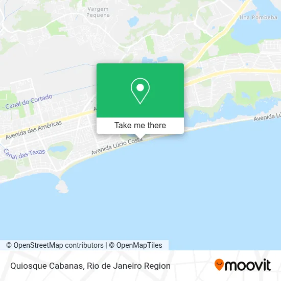 Quiosque Cabanas map