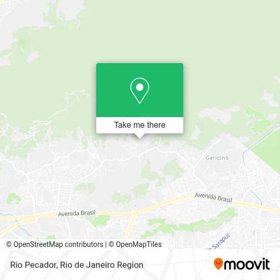 Rio Pecador map