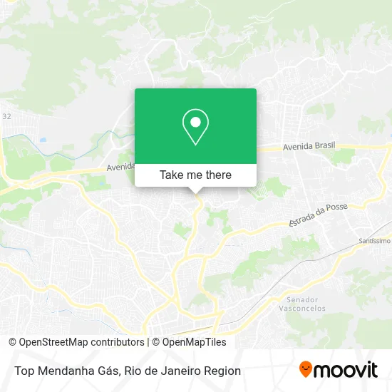 Top Mendanha Gás map