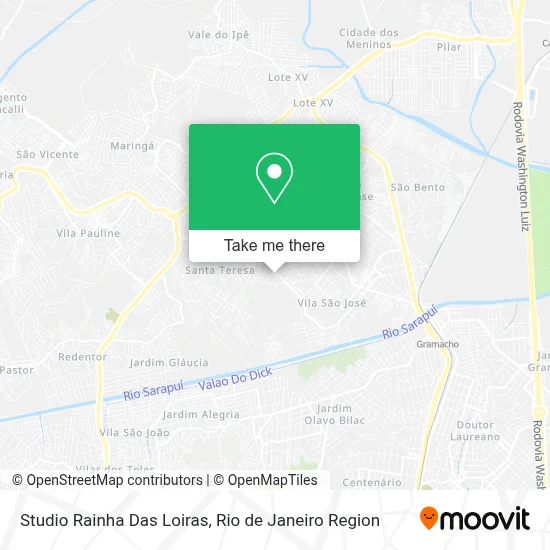 Studio Rainha Das Loiras map