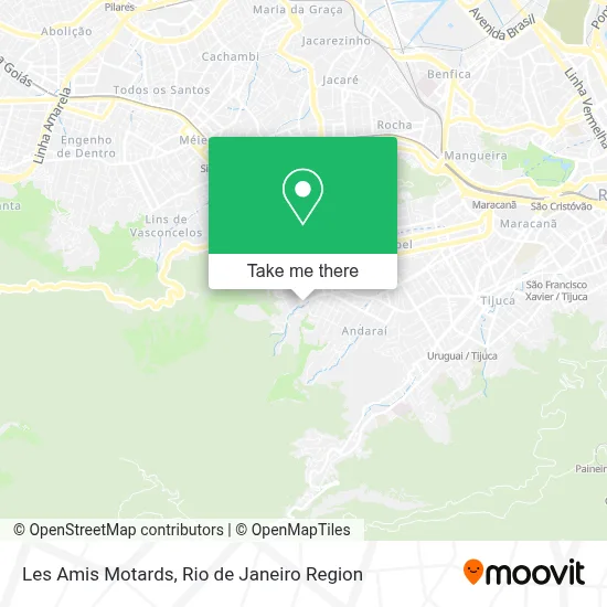 Les Amis Motards map